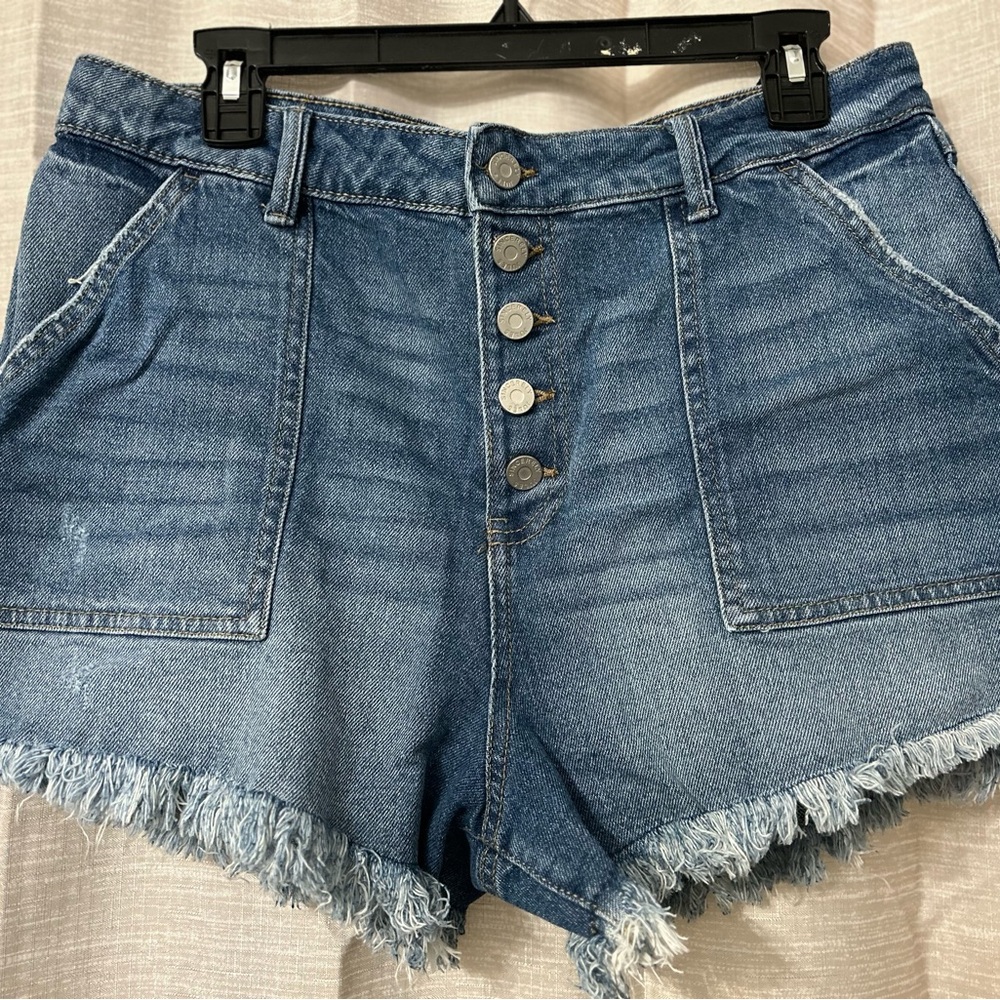 Sincerely Jules Denim Button-Up Women's Shorts